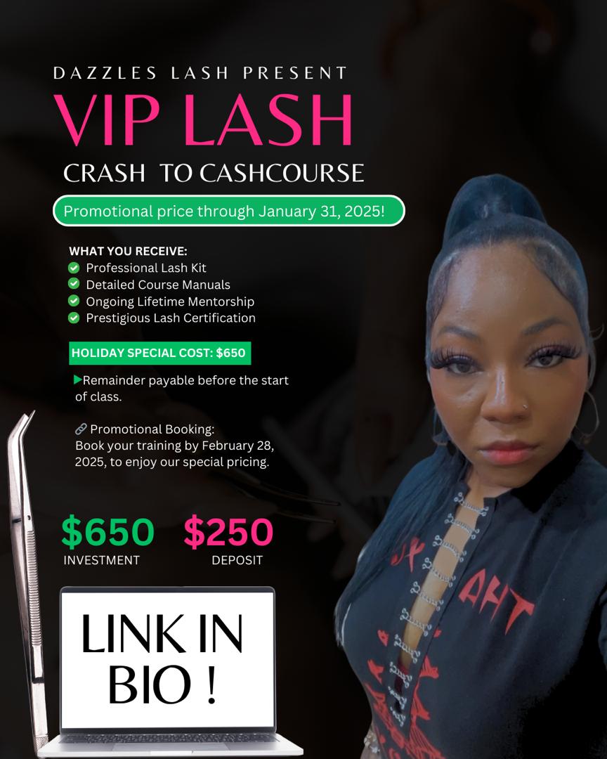 VIP Lash Cash Course (Secure Your Spot)