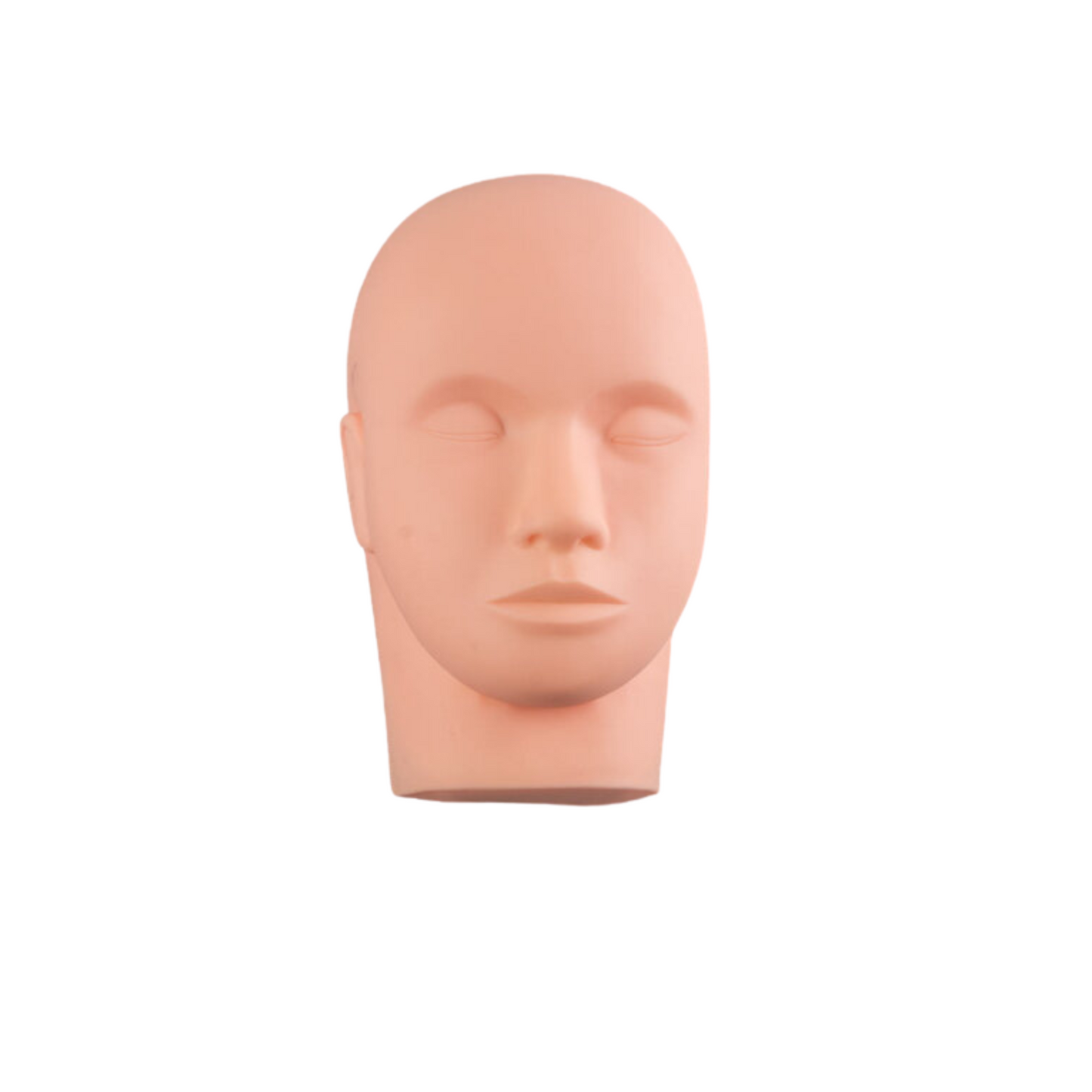 Dazzles soft-touch rubber practice mannequin heads